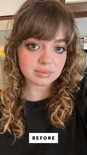 Hoffman before applying VioletteFR Bisou Jelly
