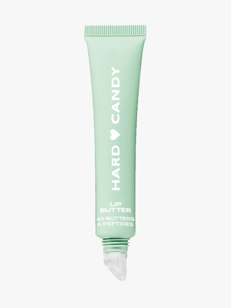 Hard Candy Lip Butter in branded component on a light gray background