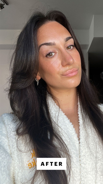 Wohlner after applying Aveda Miraculous Oil